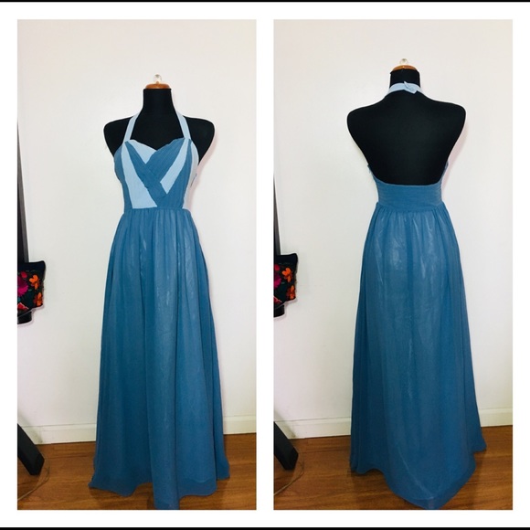 Modcloth Dresses & Skirts - Geade Modecloth Gown Dress Halter Small